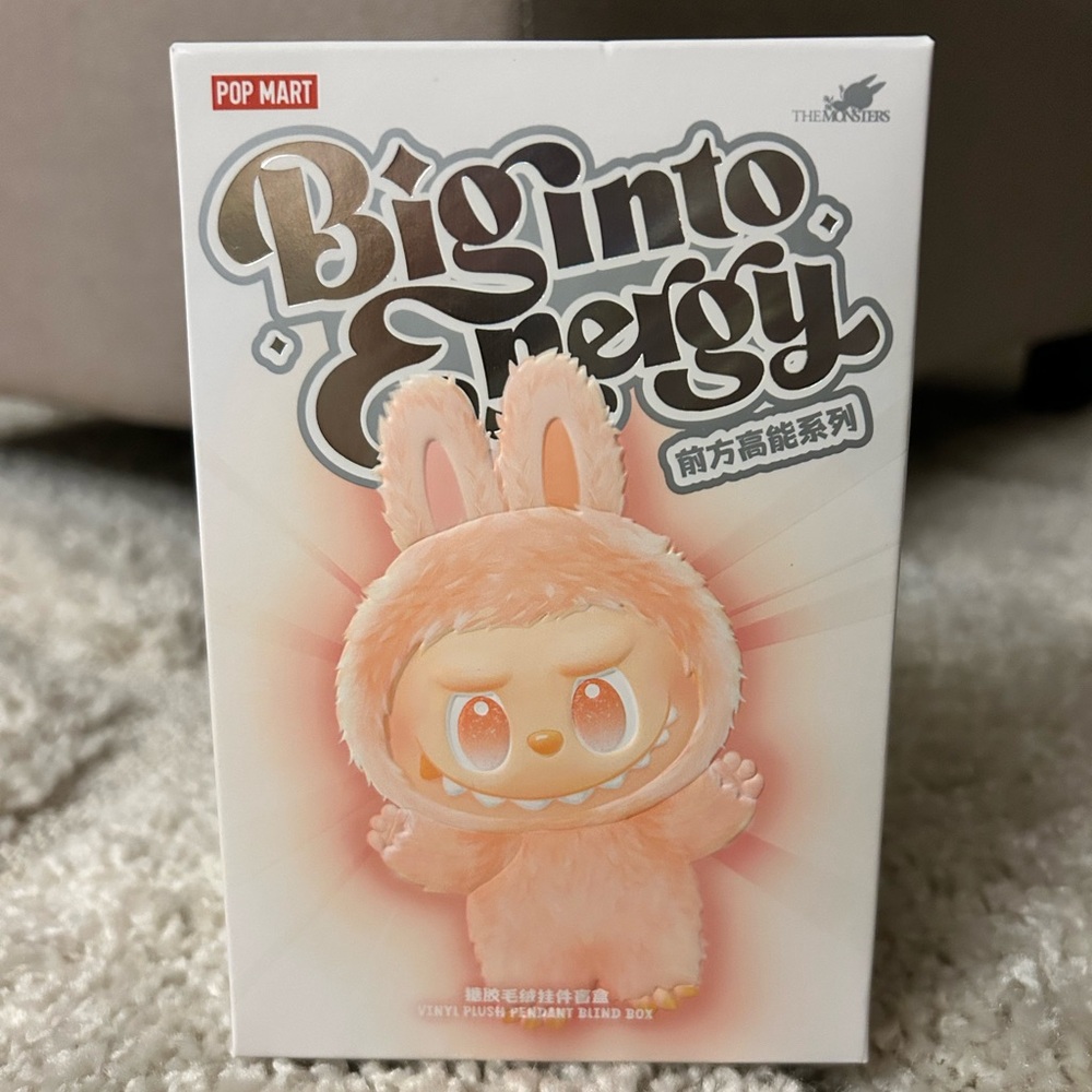 NIB “Love” Big into Energy Labubu